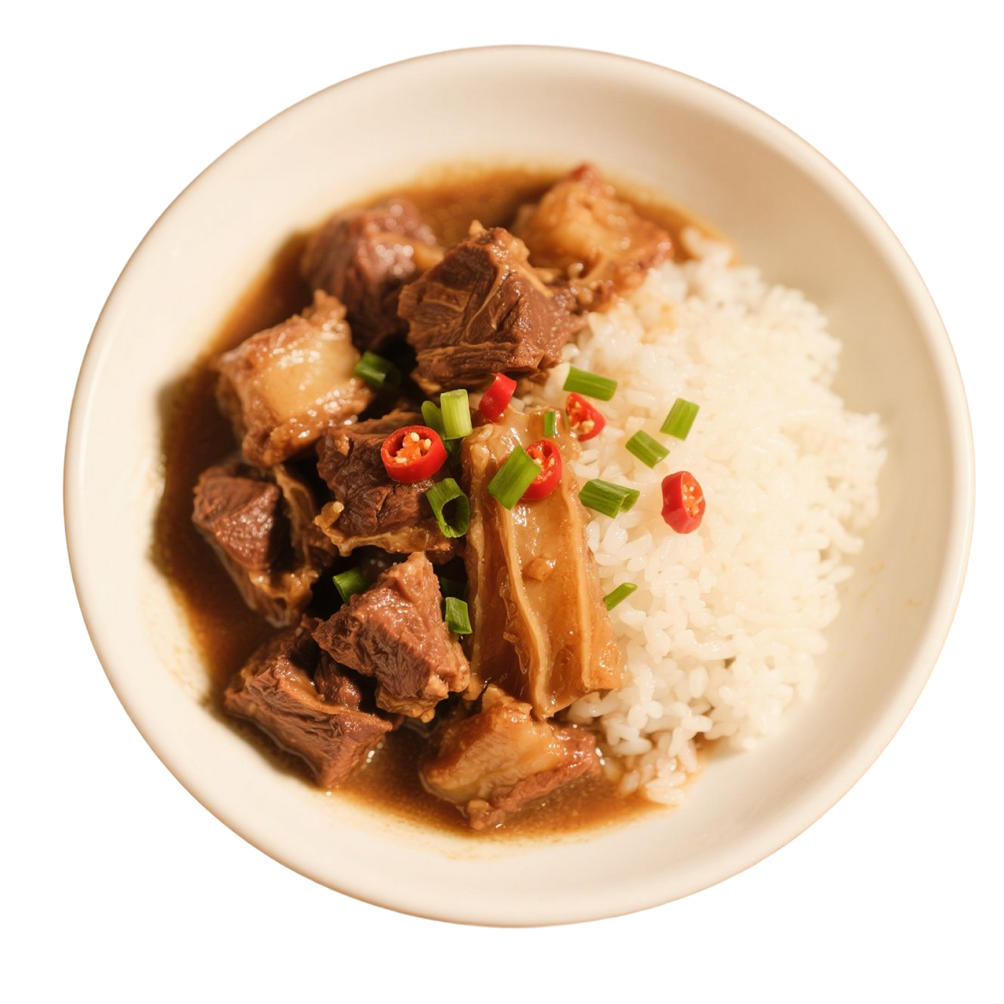 牛腩牛筋飯