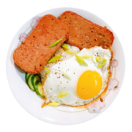 餐肉煎蛋飯