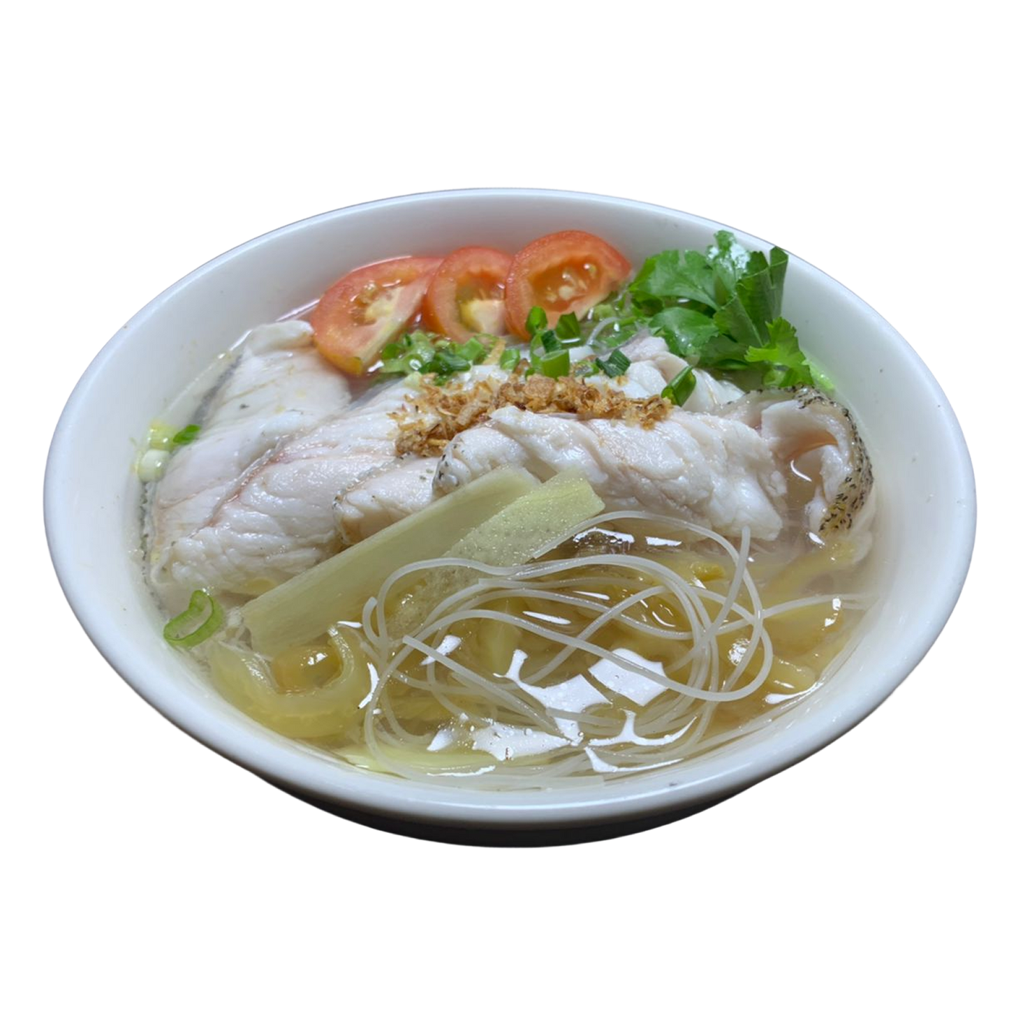 自製魚片粉麵