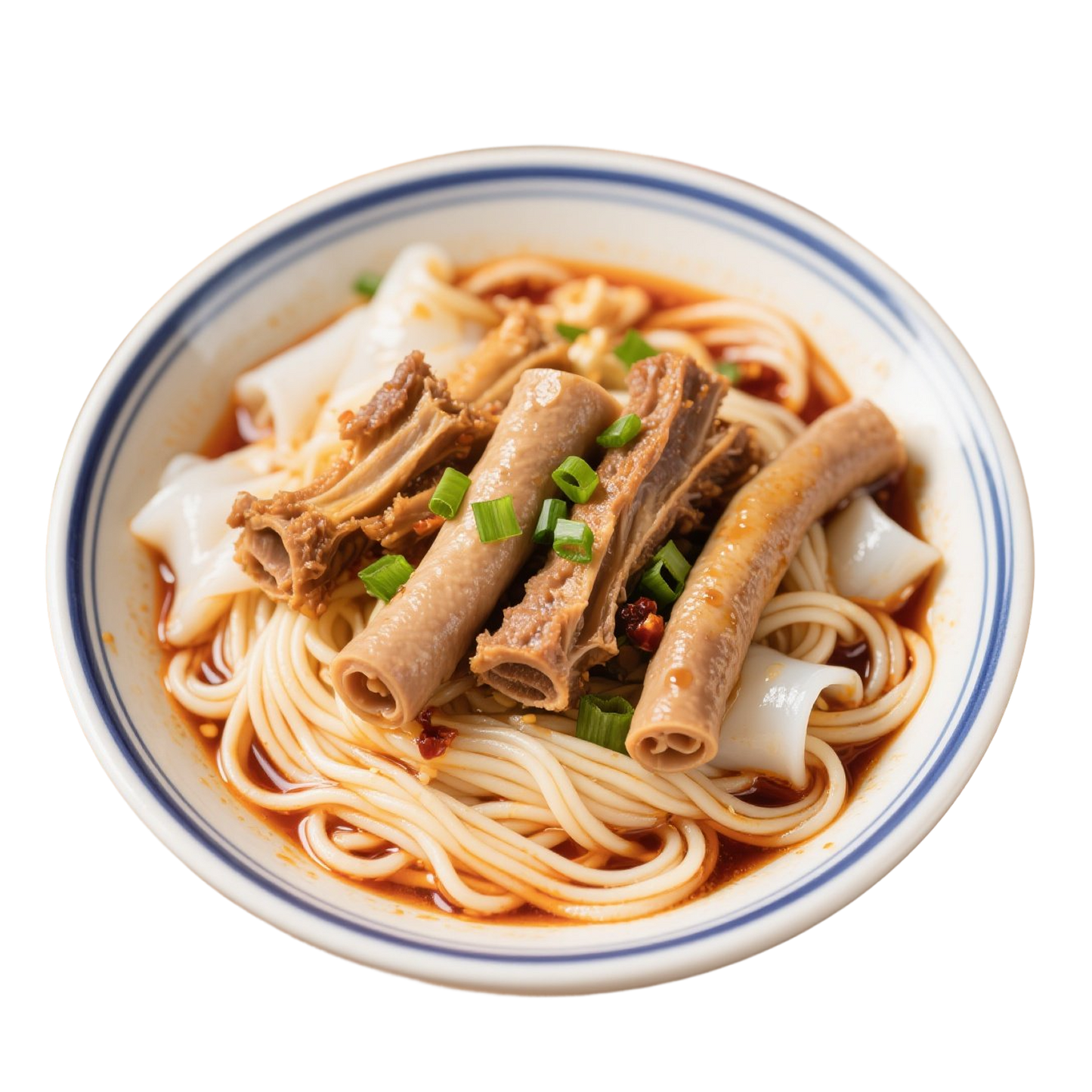 五香牛腸粉麵