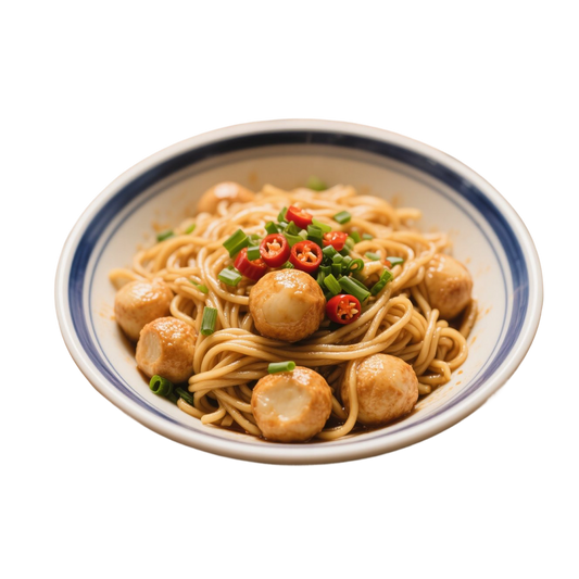 手打魚蛋撈麵
