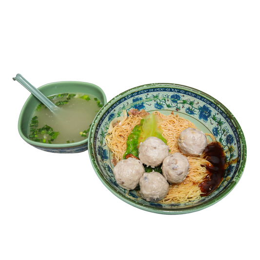 鮮打鯪魚球撈麵