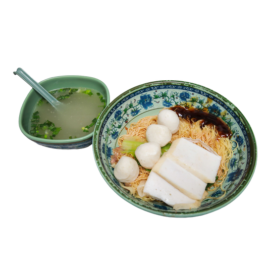 爽口墨魚丸撈麵