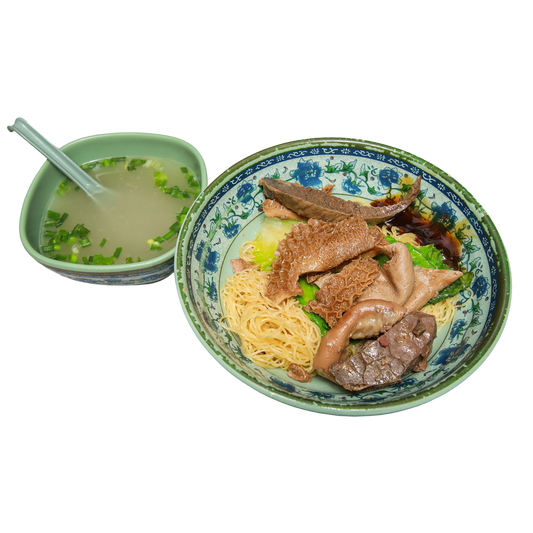 五香牛腸撈麵
