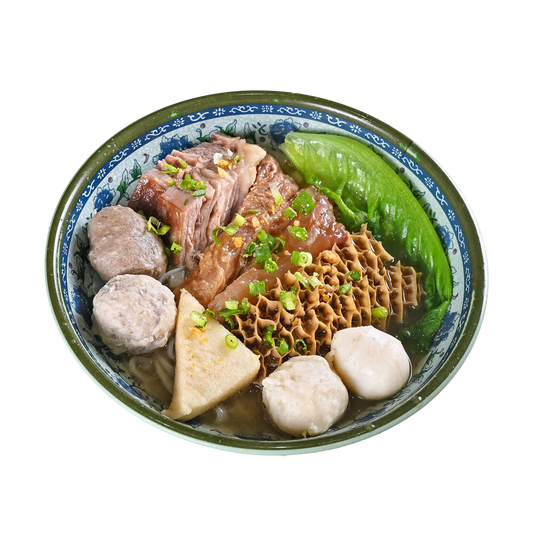 牛腩雜拼丸撈麵