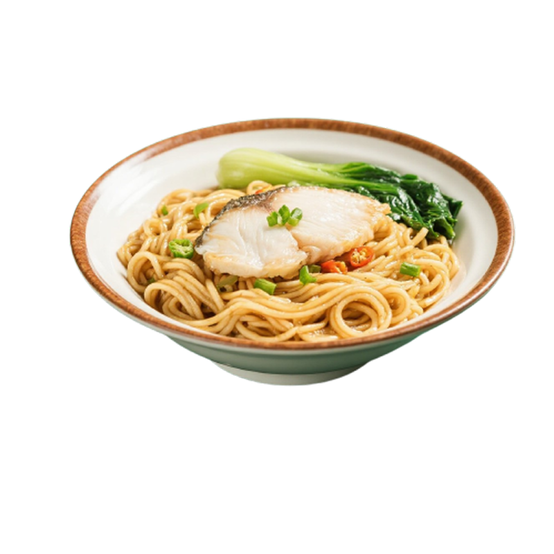 自製魚片撈麵